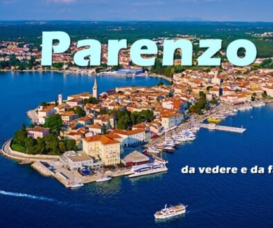 La città di Parenzo si trova un'ora a nord di Rovigno, sulla costa istriana ed è altrettanto popolare come la sua vicina in luglio e agosto.